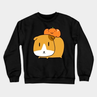 Pumpkin Guinea Pig Crewneck Sweatshirt